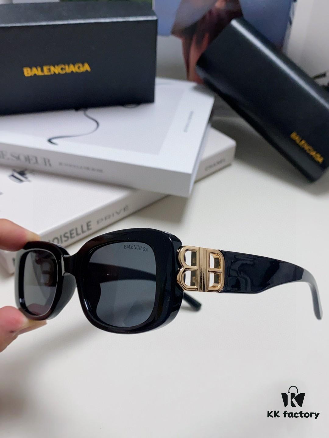 6931adb4ccd8ab3d7afa1ebd Balenciaga 2024 New Arrival Women's Sunglasses Fashion Classic BB Narrow Frame Sun Glasses BB0310SK