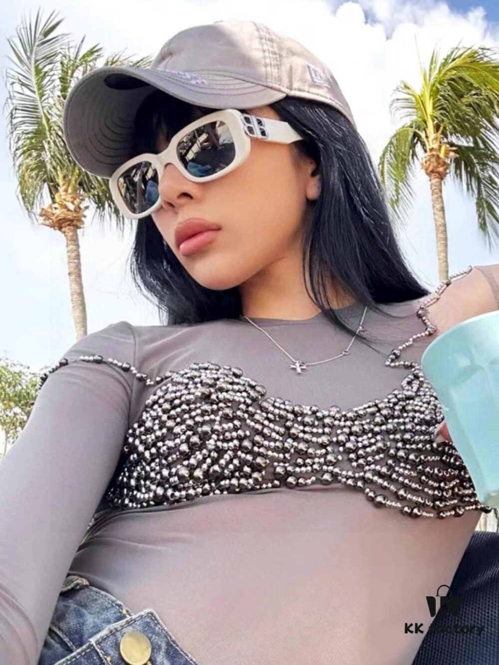 6931adb4ccd8ab3d7afa1ec2 Balenciaga 2024 New Arrival Women's Fashion Classic BB Narrow Frame Sunglasses BB0310SK