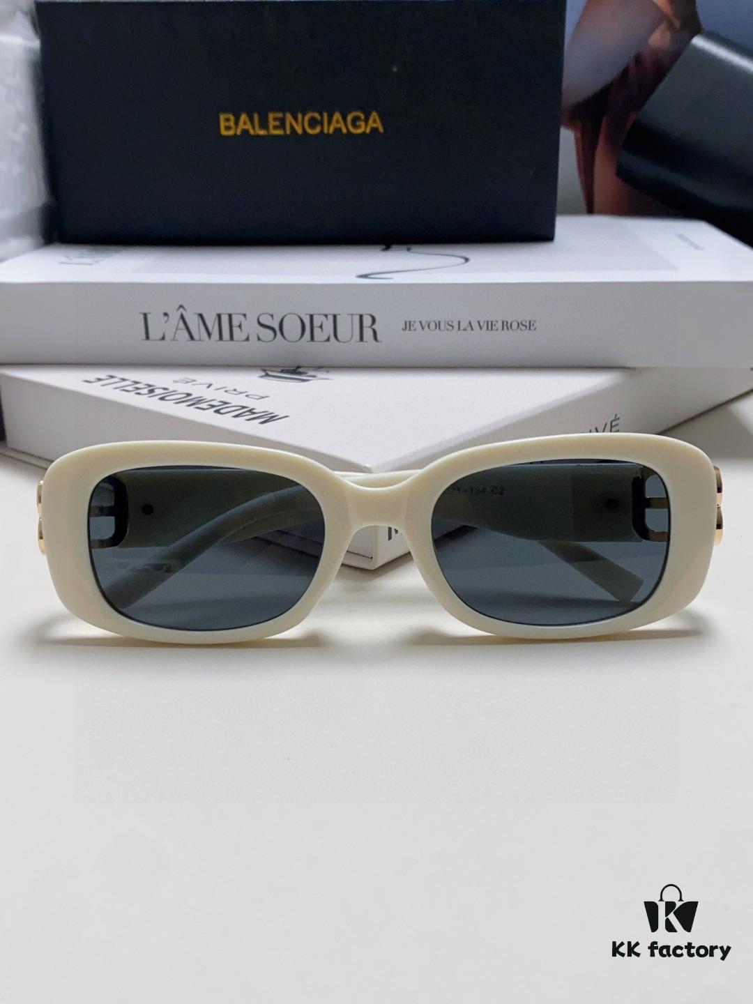6931adb5ccd8ab3d7afa1eca Balenciaga 2024 New Arrival Women's Fashion Classic BB Narrow Frame Sunglasses BB0310SK
