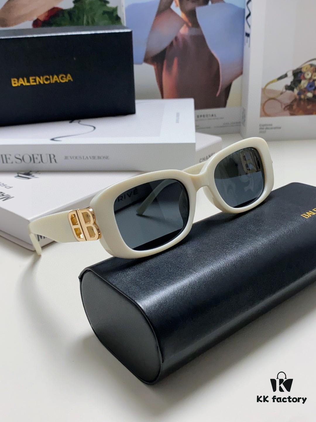 6931adb5ccd8ab3d7afa1ecb Balenciaga 2024 New Arrival Women's Fashion Classic BB Narrow Frame Sunglasses BB0310SK
