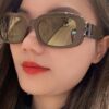 6931adb5ccd8ab3d7afa1ece Balenciaga 2024 New Arrival Sunglasses for Women, Trendy Classic BB Narrow-Frame Sunglasses BB0310SK