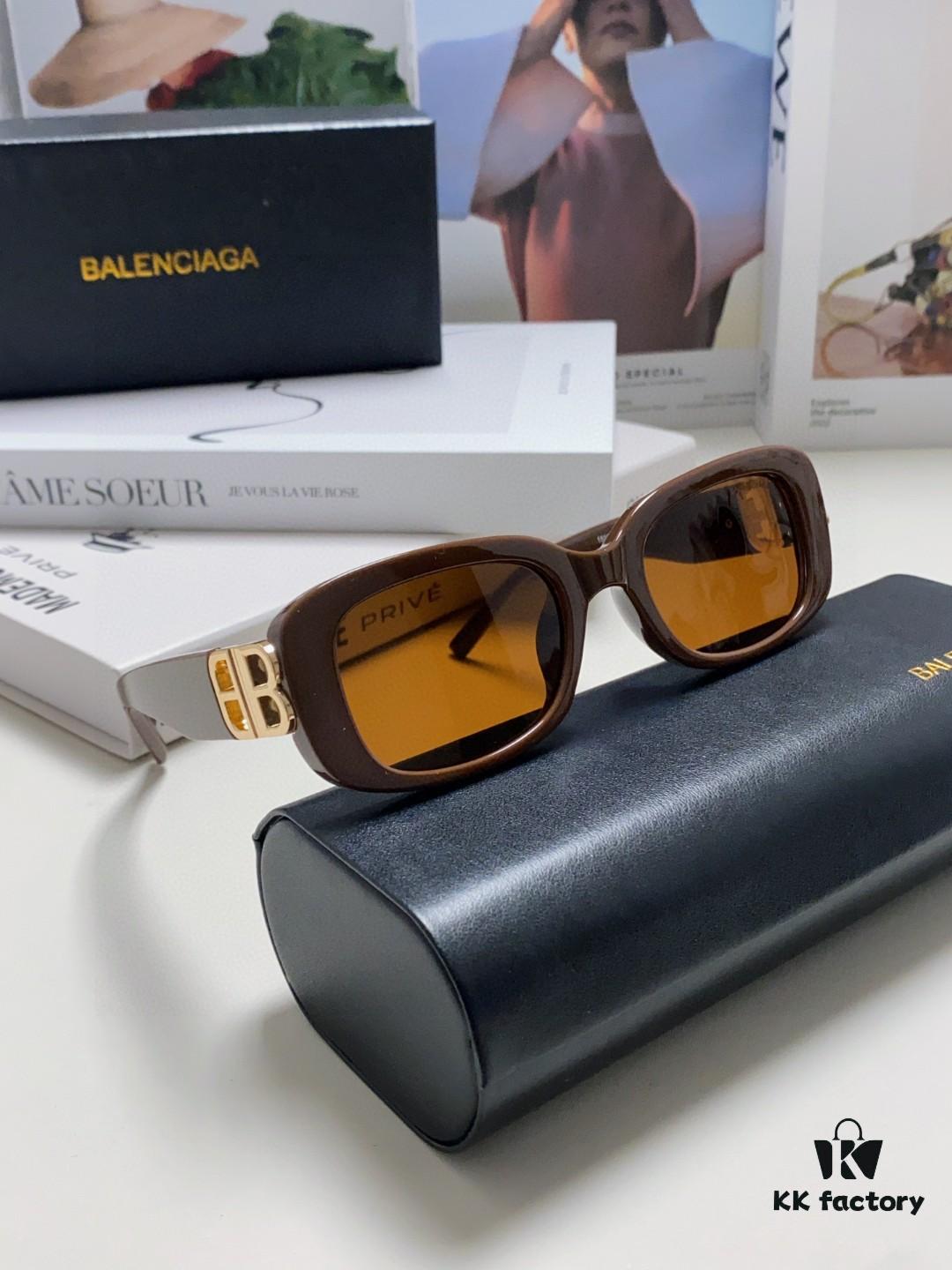6931adb6ccd8ab3d7afa1ed6 Balenciaga 2024 New Arrival Sunglasses for Women, Trendy Classic BB Narrow-Frame Sunglasses BB0310SK