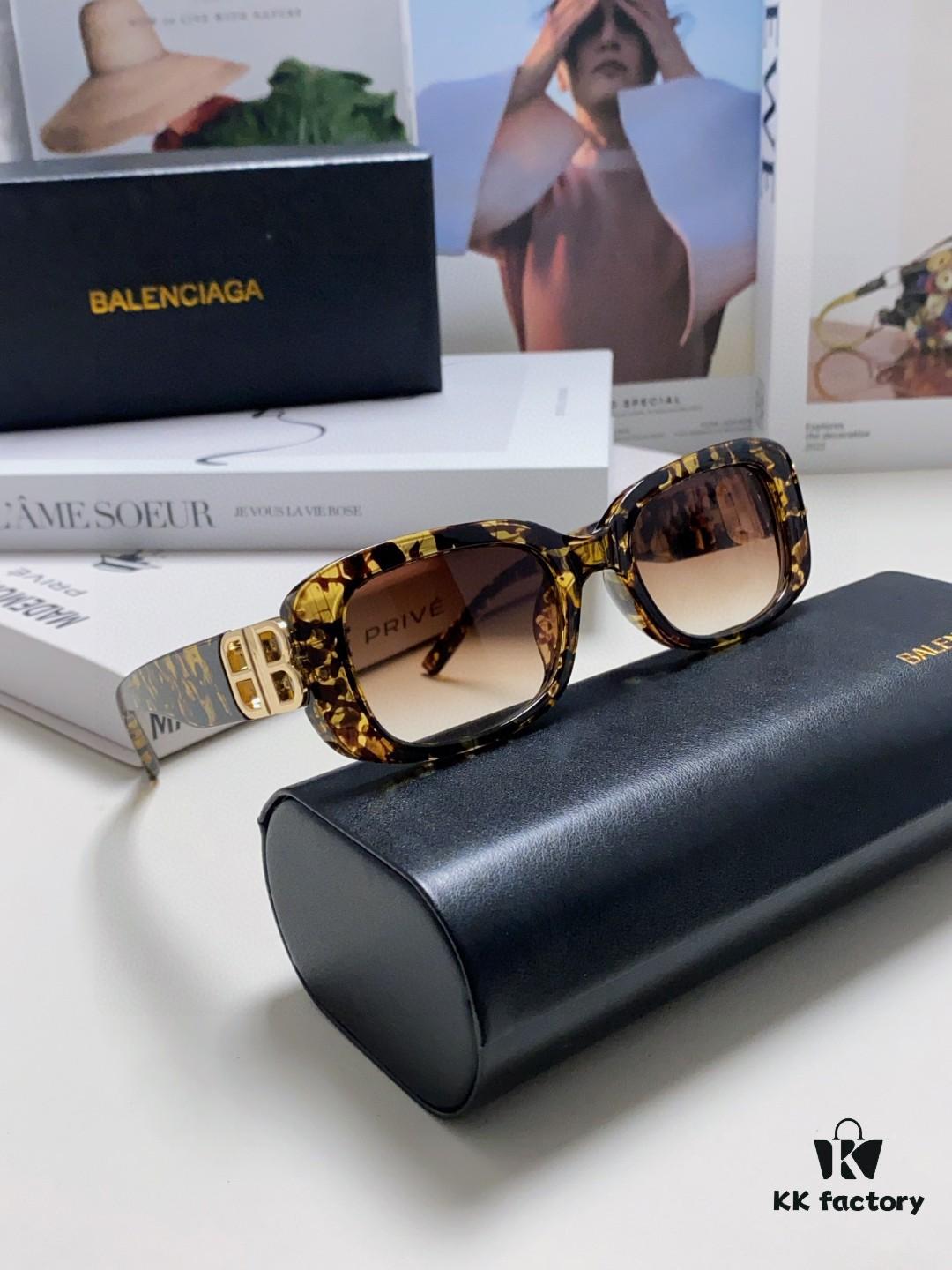6931adb6ccd8ab3d7afa1ee0 Balenciaga 2024 New Arrival Women's Fashion Classic BB Narrow-Frame Sunglasses BB0310SK Eyewear