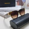 6931adb8ccd8ab3d7afa1ef9 BALENCIAGA Square Retro Sunglasses with Gold BB Logo and Folding Hinge
