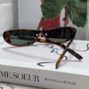 6931adbaccd8ab3d7afa1f1f Balenciaga Retro Small Oval Sunglasses for Men, Minimalist Fashionable European and American Style Ins Sunglasses, Trendy Narrow Frame Face-Framing Sunglasses for Women