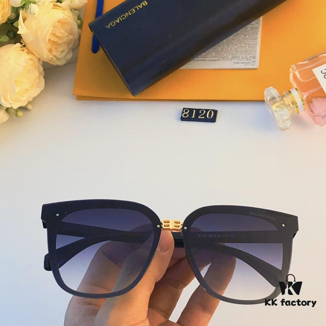 6931adc2ccd8ab3d7afa1f89 BalenCiaga Women's Sunglasses UV Protection Frameless Round Sunglasses Fashionable Vintage Style Chic for Oval Face Slimming Instagram Trendy Streetwear Statement Eyewear