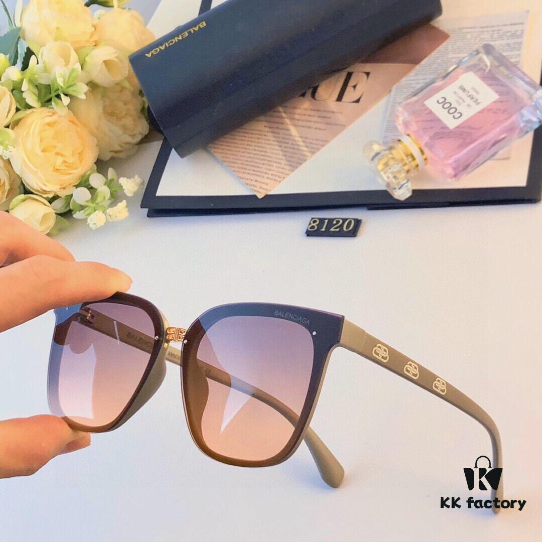 6931adc2ccd8ab3d7afa1f8e Balenciaga Sunglasses for Women, Stylish UV-Protective Frameless Round Sunglasses, Slimming and Trendy, Perfect for Instagram and Street Photography