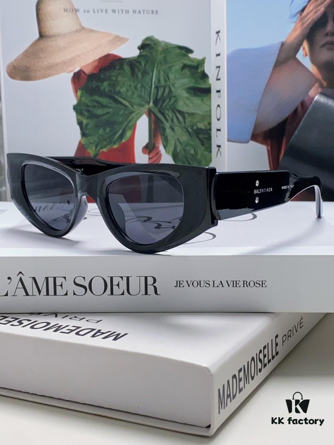 6931adc3ccd8ab3d7afa1f98 Balenciaga 2024 New Cat-Eye Sunglasses, Stylish Unisex Polarized UV Protection Shades, Influencer Streetwear Look from Xiaohongshu