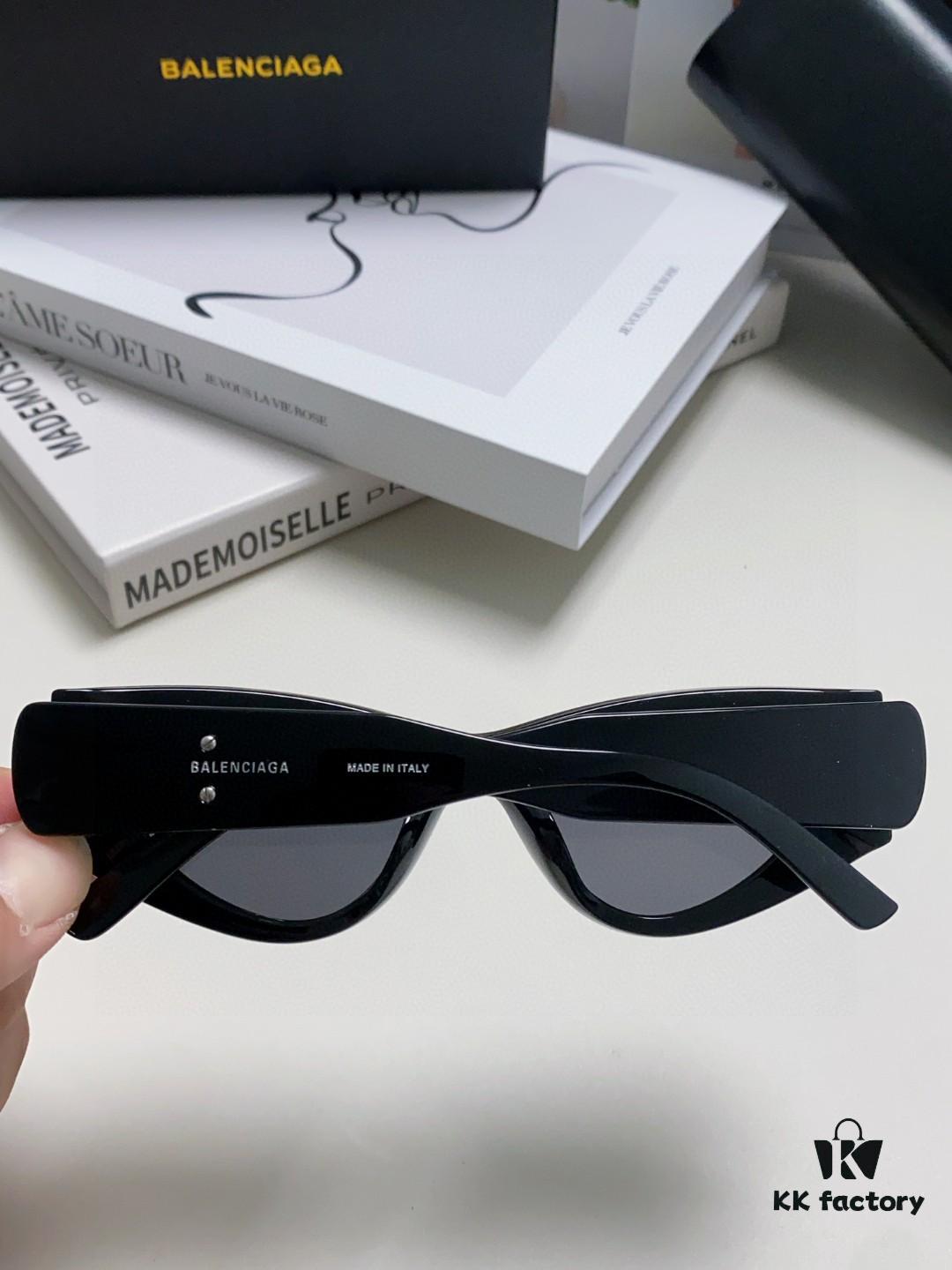 6931adc3ccd8ab3d7afa1f9c Balenciaga 2024 New Cat-Eye Sunglasses, Stylish Unisex Polarized UV Protection Shades, Influencer Streetwear Look from Xiaohongshu