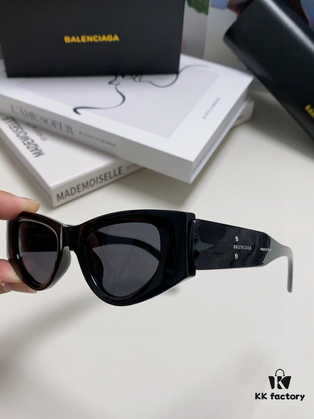 6931adc3ccd8ab3d7afa1f9d Balenciaga 2024 New Cat-Eye Sunglasses, Stylish Unisex Polarized UV Protection Shades, Influencer Streetwear Look from Xiaohongshu