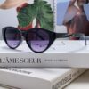 BALENCIAGA Balenciaga Latest Unique Frame Design Instantly Adorable Minimalist Small Frame High-Quality Eyewear Sunglasses