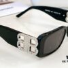 6931adc5ccd8ab3d7afa1fb2 Balenciaga Original Large Logo BB0096S Black Silver Crystal Limited Edition Sunglasses