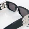 6931adc5ccd8ab3d7afa1fb4 Balenciaga Original Large Logo BB0096S Black Silver Crystal Limited Edition Sunglasses
