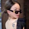 6931adc8ccd8ab3d7afa1fd3 Balenciaga Black Sunglasses Double B Streetwear Style Women's Summer Sun Glasses Ins 2024 New Arrival Hip-Hop Retro Fashion High-End UV Protection Eyewear