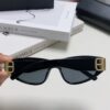 6931adc8ccd8ab3d7afa1fda Balenciaga Black Sunglasses Double B Streetwear Style Women's Summer Sun Glasses Ins 2024 New Arrival Hip-Hop Retro Fashion High-End UV Protection Eyewear