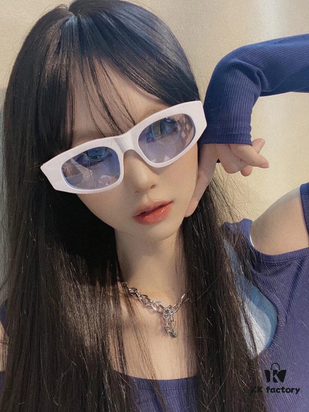 6931adc9ccd8ab3d7afa1fe0 Balenciaga Black Sunglasses Double B Streetwear Style Women's Summer Sun Glasses Ins 2024 New Hip-Hop Retro Fashion High-End UV Protection Sunglasses