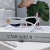6931adc9ccd8ab3d7afa1fe4 Balenciaga Black Sunglasses Double B Streetwear Style Women's Summer Sun Glasses Ins 2024 New Hip-Hop Retro Fashion High-End UV Protection Sunglasses