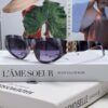 6931adc9ccd8ab3d7afa1feb Balenciaga Black Sunglasses Double B Streetwear Women's Summer Sunglasses Ins 2024 New Hip-Hop Retro Fashion High-End UV Protection Eyewear
