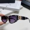 6931adcaccd8ab3d7afa1ff0 Balenciaga Black Sunglasses Double B Streetwear Women's Summer Sunglasses Ins 2024 New Hip-Hop Retro Fashion High-End UV Protection Eyewear