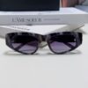 6931adcaccd8ab3d7afa1ff1 Balenciaga Black Sunglasses Double B Streetwear Women's Summer Sunglasses Ins 2024 New Hip-Hop Retro Fashion High-End UV Protection Eyewear