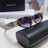 6931adcaccd8ab3d7afa1ff2 Balenciaga Black Sunglasses Double B Streetwear Women's Summer Sunglasses Ins 2024 New Hip-Hop Retro Fashion High-End UV Protection Eyewear