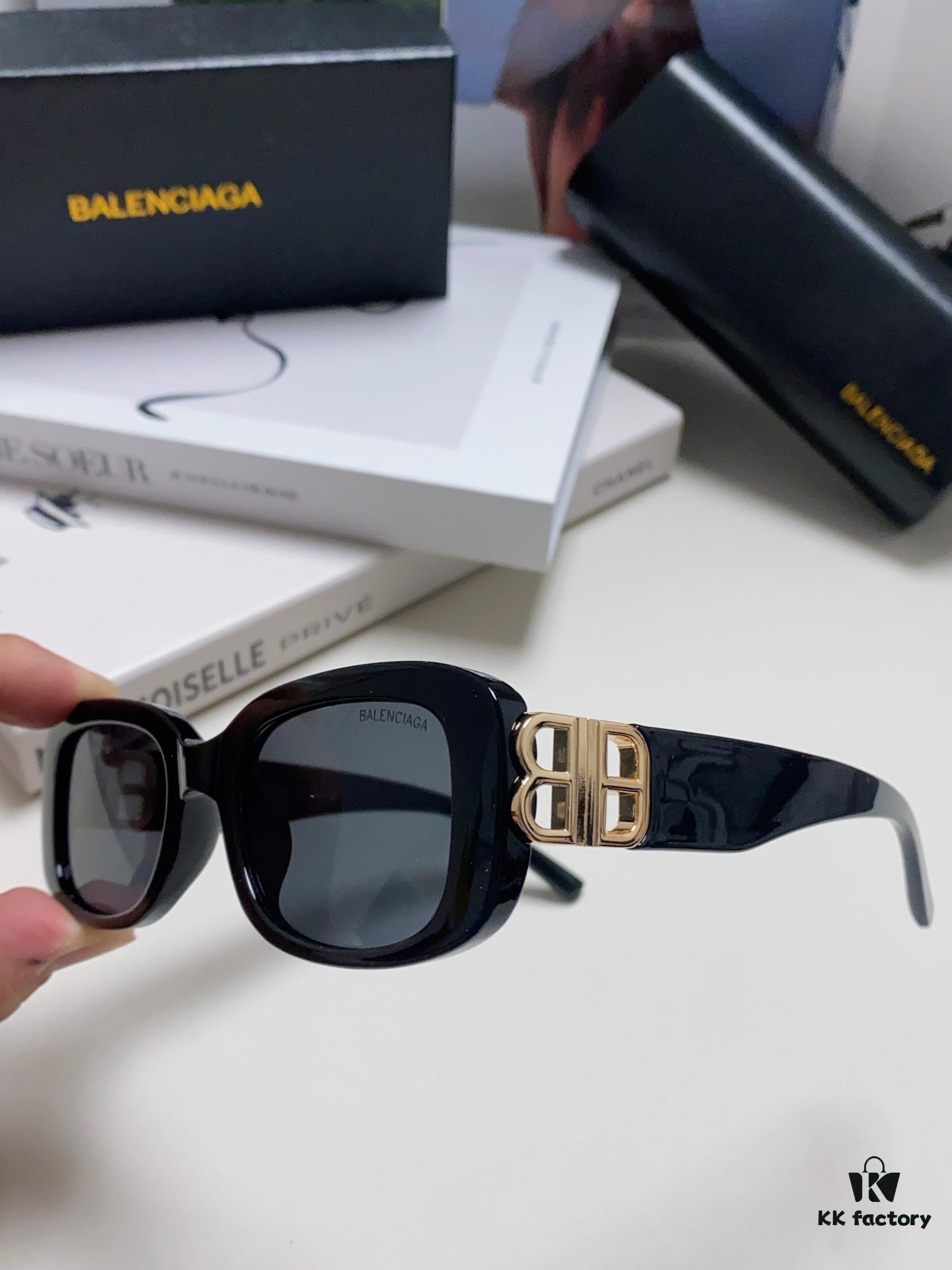 6931adccccd8ab3d7afa200f Balenciaga 2024 New Arrival Women's Fashion Classic BB Narrow-Frame Sunglasses BB0310SK