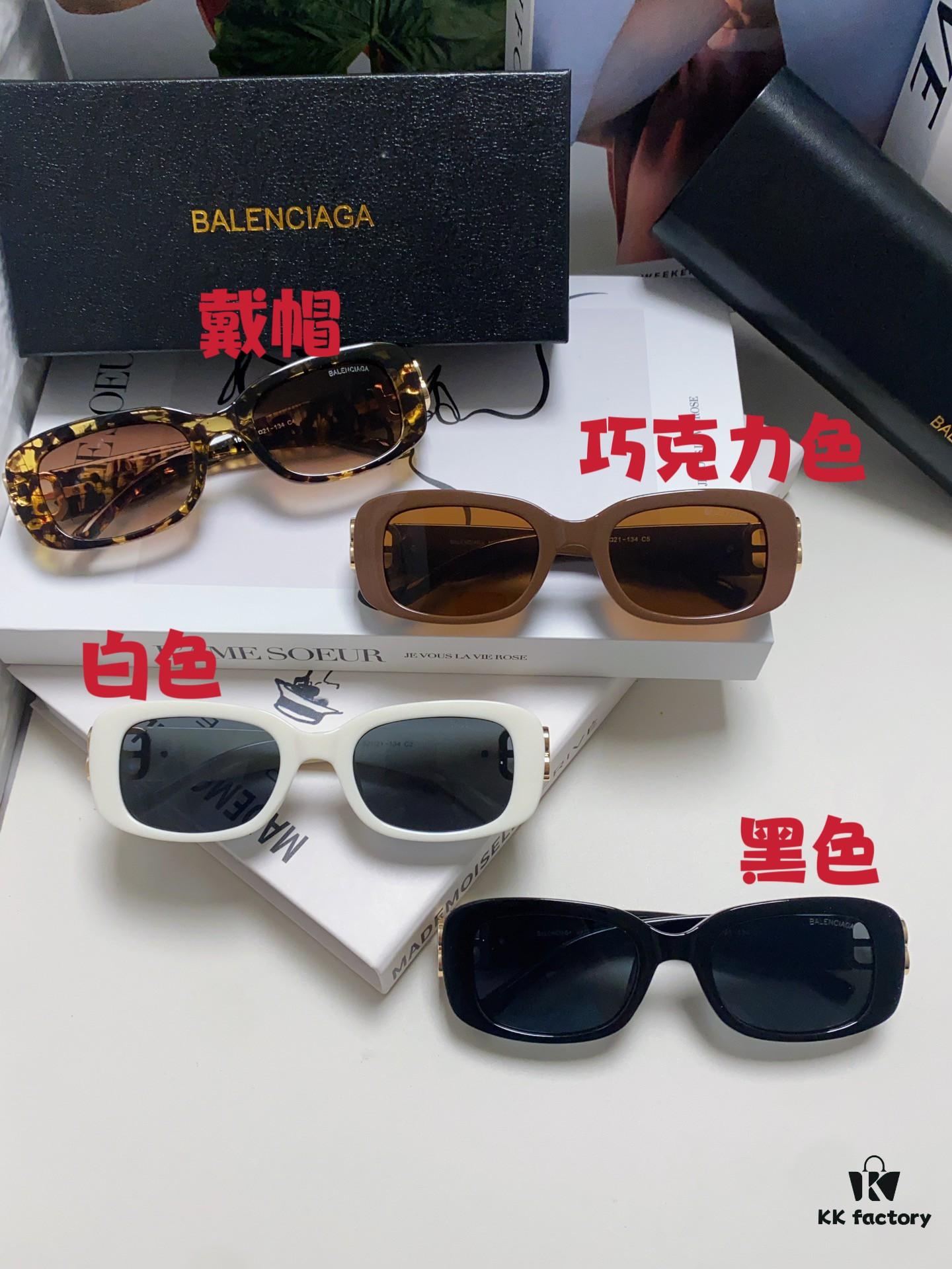 6931adcdccd8ab3d7afa2013 Balenciaga 2024 New Arrival Women's Fashion Classic BB Narrow-Frame Sunglasses BB0310SK