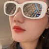 6931adcdccd8ab3d7afa2015 Balenciaga 2024 New Arrival Women's Fashion Classic BB Narrow-Frame Sunglasses BB0310SK Eyewear
