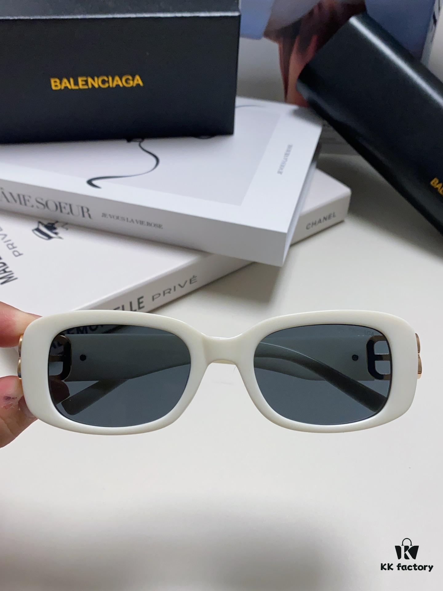 6931adcdccd8ab3d7afa2019 Balenciaga 2024 New Arrival Women's Fashion Classic BB Narrow-Frame Sunglasses BB0310SK Eyewear