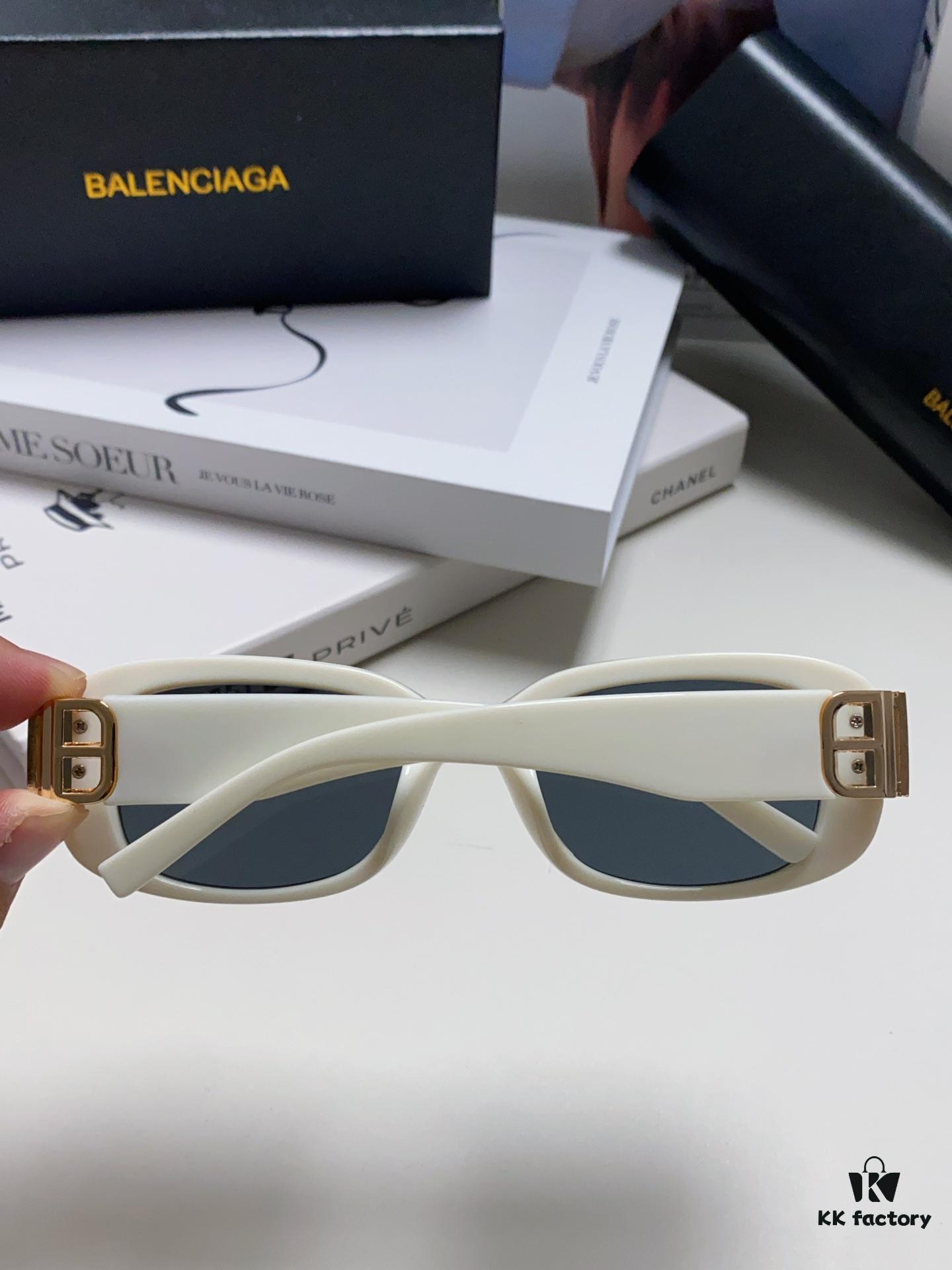 6931adcdccd8ab3d7afa201a Balenciaga 2024 New Arrival Women's Fashion Classic BB Narrow-Frame Sunglasses BB0310SK Eyewear