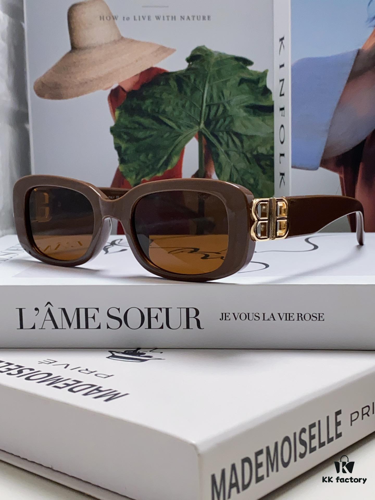 6931adceccd8ab3d7afa2020 Balenciaga 2024 New Arrival Women's Fashion Classic BB Narrow-Frame Sunglasses BB0310SK Eyewear