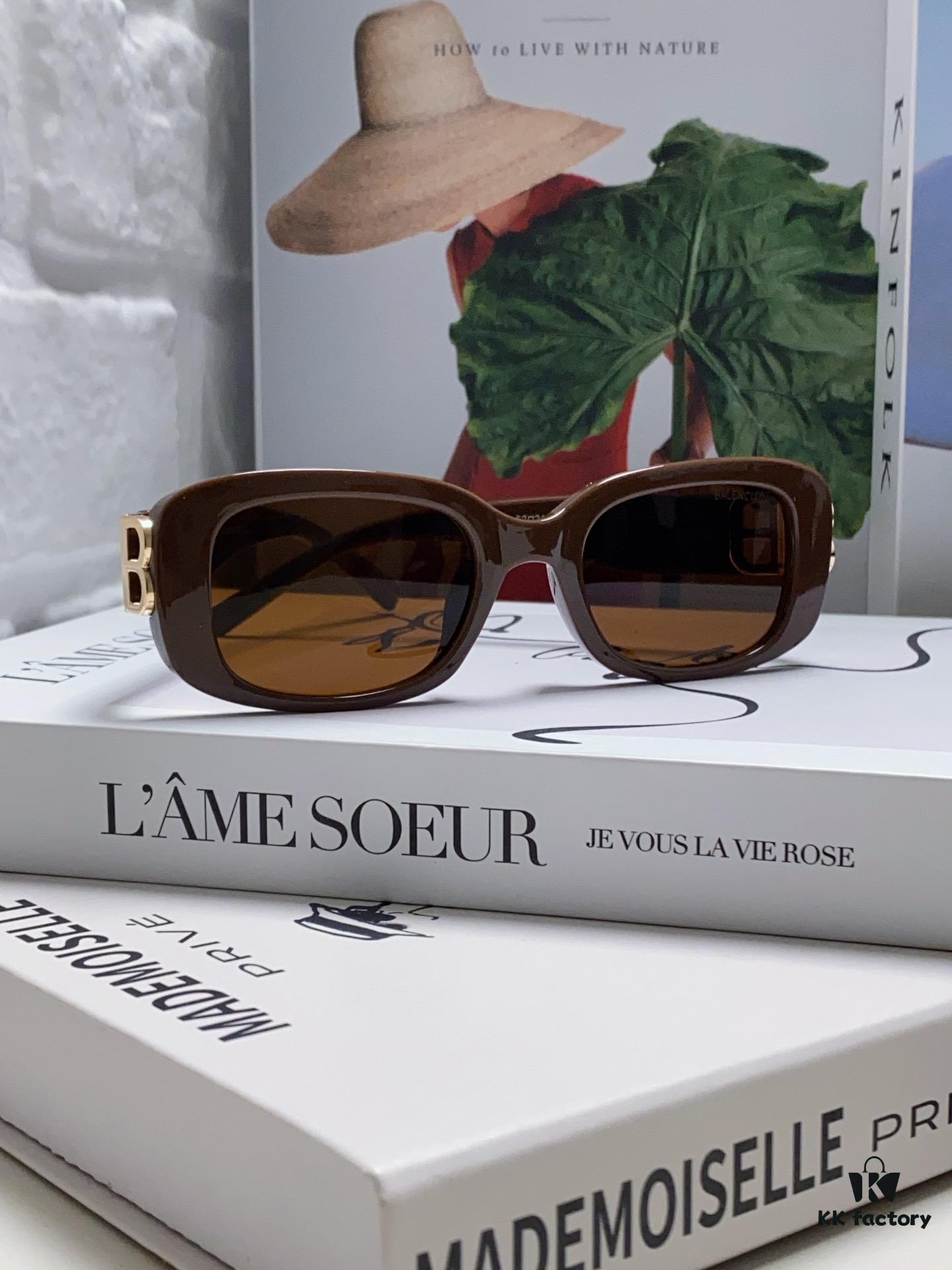 6931adceccd8ab3d7afa2021 Balenciaga 2024 New Arrival Women's Fashion Classic BB Narrow-Frame Sunglasses BB0310SK Eyewear