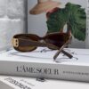 6931adceccd8ab3d7afa2022 Balenciaga 2024 New Arrival Women's Fashion Classic BB Narrow-Frame Sunglasses BB0310SK Eyewear