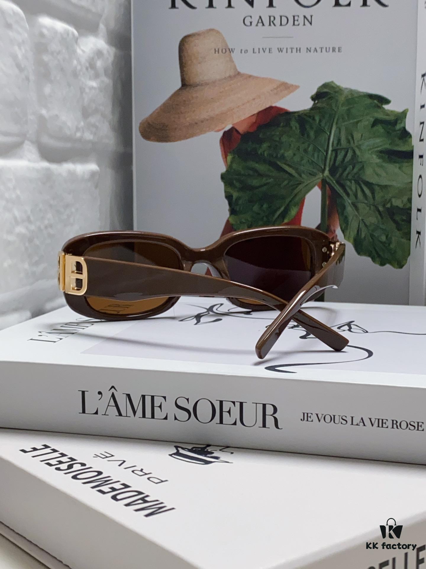 6931adceccd8ab3d7afa2022 Balenciaga 2024 New Arrival Women's Fashion Classic BB Narrow-Frame Sunglasses BB0310SK Eyewear