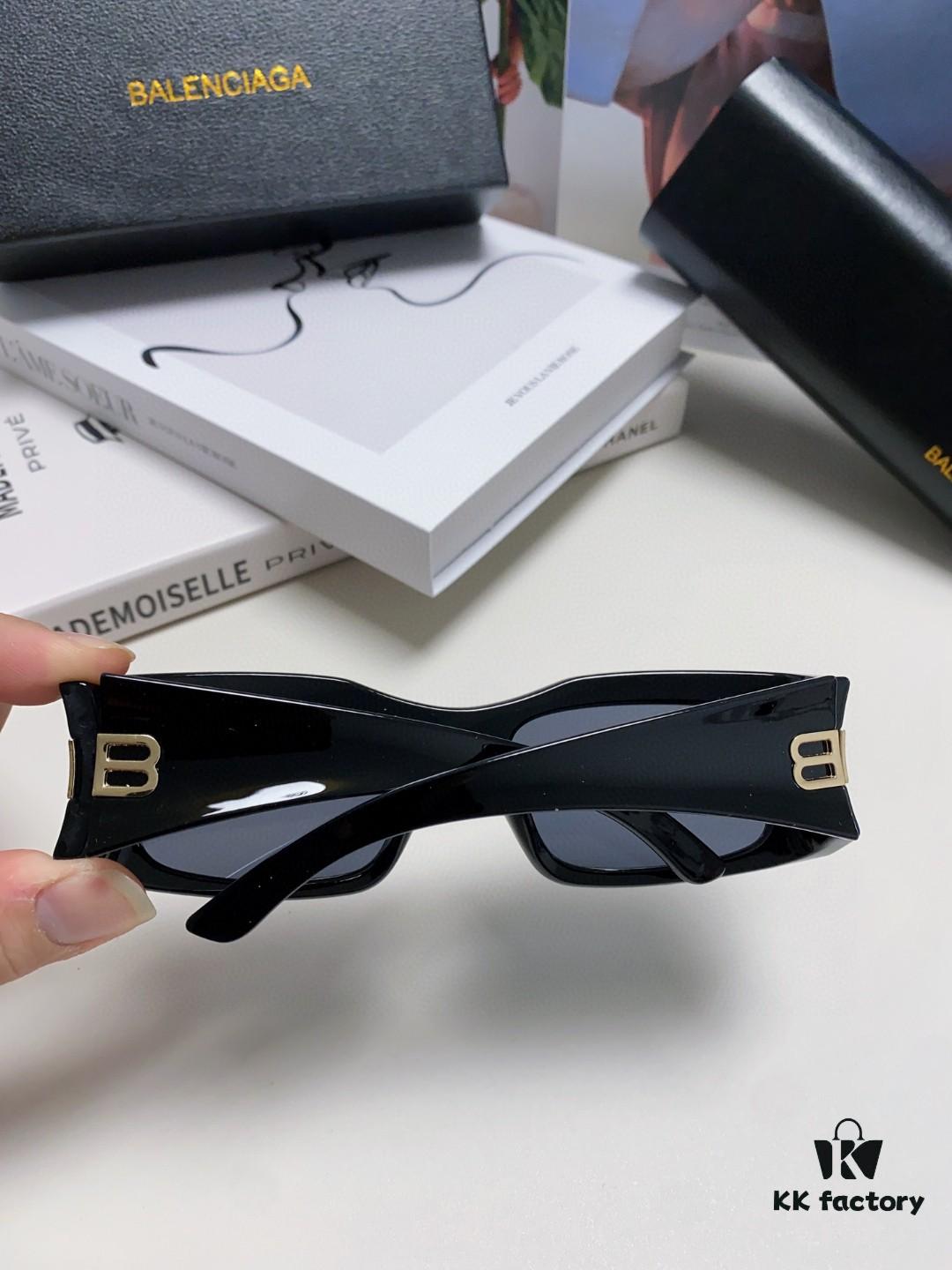 6931adcfccd8ab3d7afa2039 Balenciaga Black Square Frame BB Logo Sunglasses for Women, Stylish and Slimming UV-Protective Sun Glasses, Trendy Must-Have Fashion Accessory