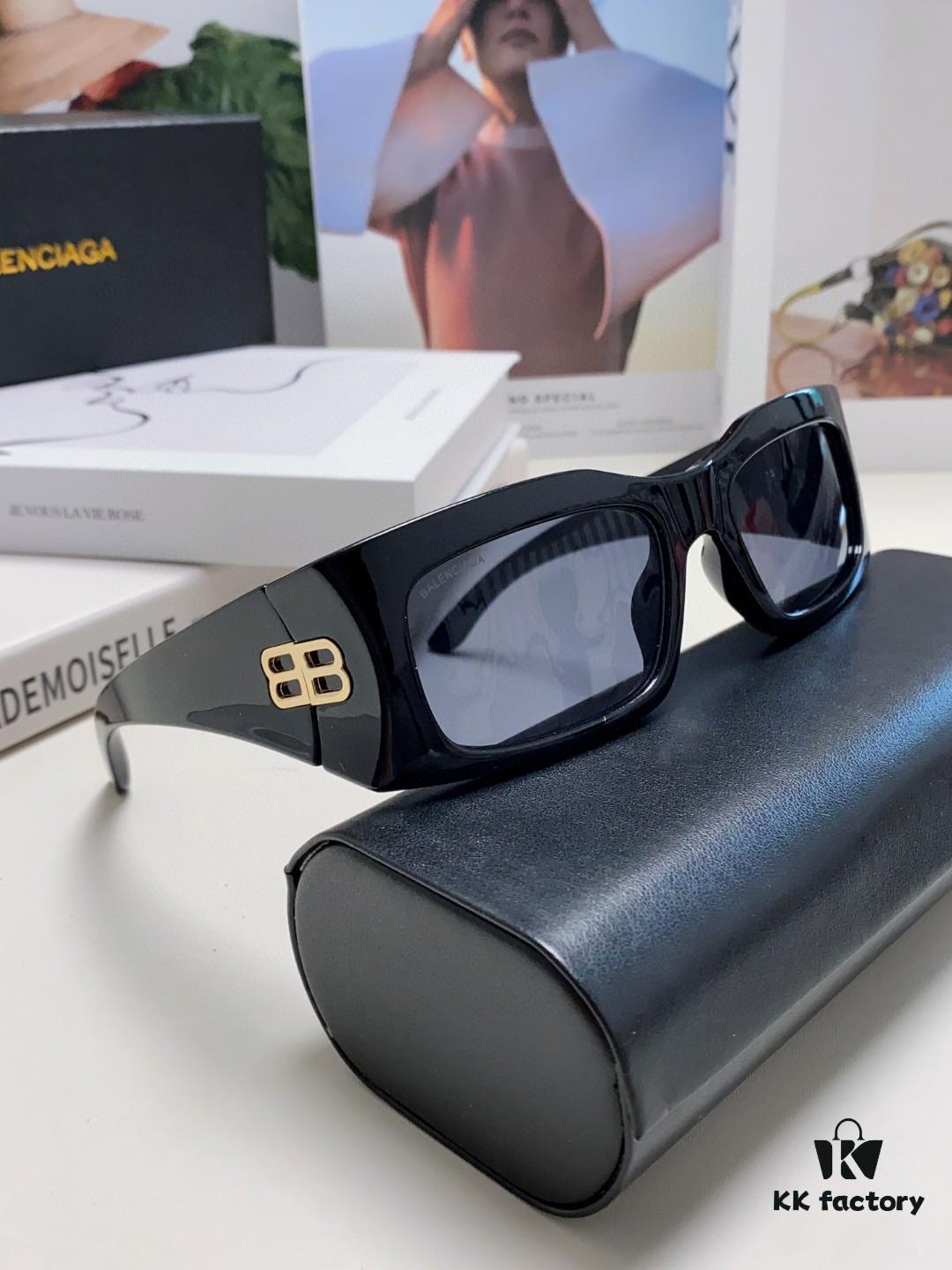 6931add0ccd8ab3d7afa203c Balenciaga Black Square Frame BB Logo Sunglasses for Women, Stylish and Slimming UV-Protective Sun Glasses, Trendy Must-Have Fashion Accessory