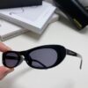 6931add2ccd8ab3d7afa205d Balenciaga Retro Small Oval Sunglasses for Men, Minimalist Fashionable Unisex Eyewear, Trendy Narrow Frame Sun Glasses That Flatter the Face