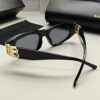 6931addaccd8ab3d7afa20ca Balenciaga Black Sunglasses Double B Streetwear Women's Summer Sun Glasses Ins 2024 New Hip-Hop Retro Fashion High-End UV Protection Sunglasses
