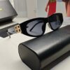 6931addaccd8ab3d7afa20cd Balenciaga Black Sunglasses Double B Streetwear Women's Summer Sun Glasses Ins 2024 New Hip-Hop Retro Fashion High-End UV Protection Sunglasses