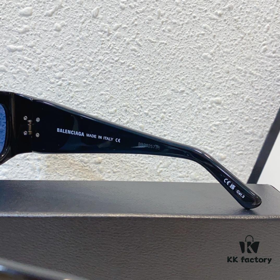 6931addeccd8ab3d7afa20fe High-end! Official Website New Arrival Synchronization BALENCIAGA Balenciaga Signature Double BB Matte Logo Temples Oversized Frame Minimalist Stylish and Face-Contouring