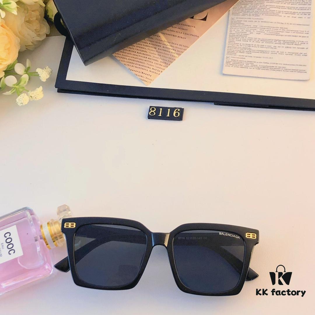 6931addfccd8ab3d7afa2107 BalenCiaga Retro Square Sunglasses for Women, 2024 New Arrival Fashion Sun Glasses with UV Protection, Stylish Round Frame Shades for Oval Face, Instagram Trendy Oversized Eyewear
