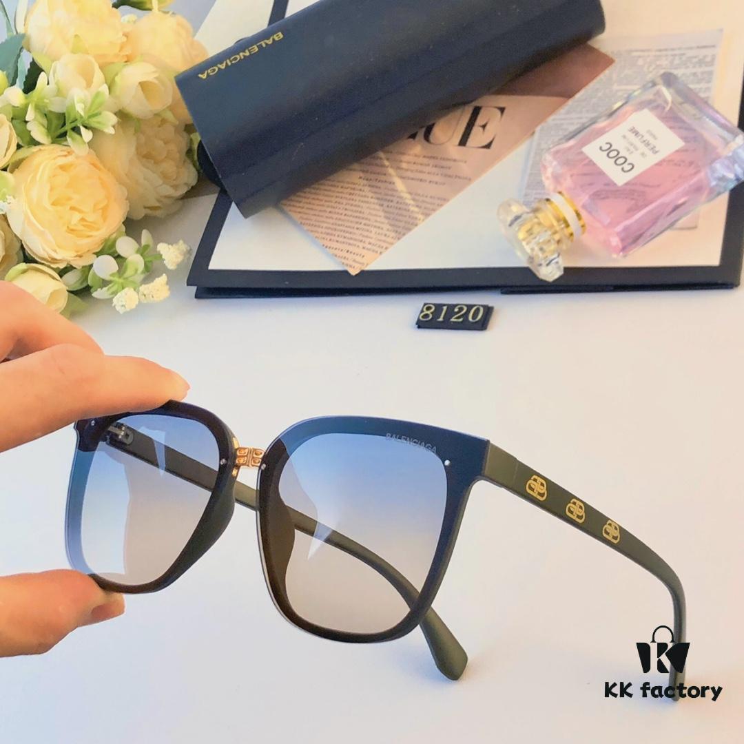 6931ade0ccd8ab3d7afa210d BalenCiaga Women's Sunglasses with UV Protection, Frameless Round Design for Slimming Look, Stylish Instagram-Trendy Sunglasses for Street Photography