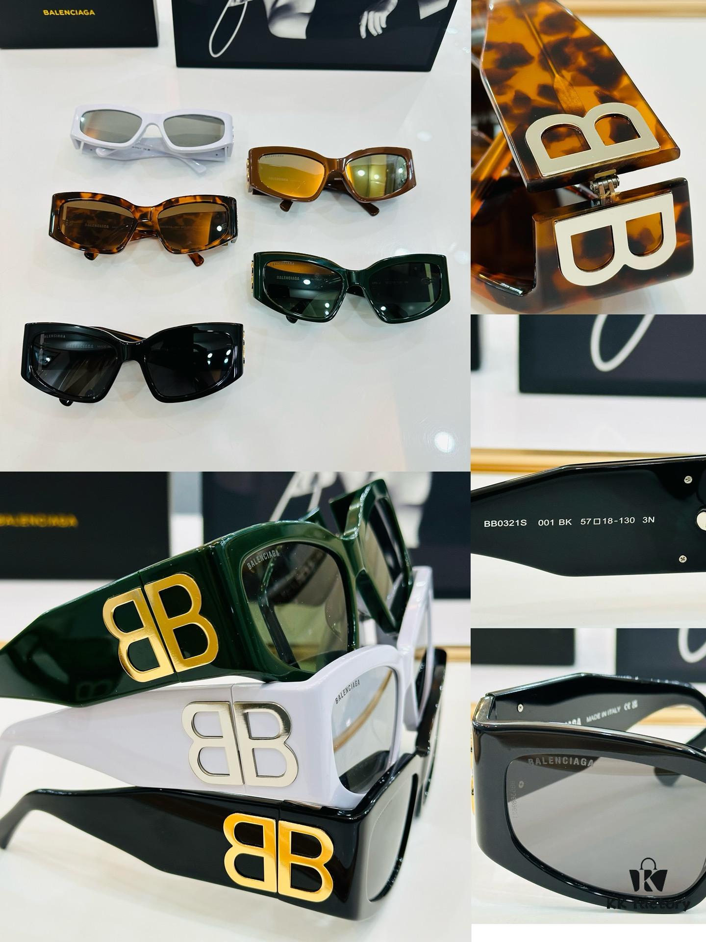6931adedccd8ab3d7afa21ce BALENCIAGA BB0321S Size 57□18-130 Stylish Unisex Sunglasses with Unique Frame Design
