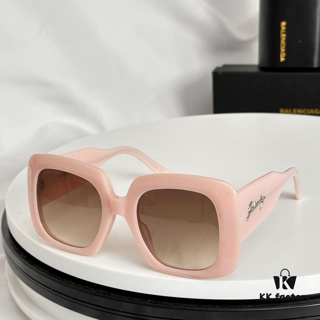 6931adefccd8ab3d7afa21eb 2022 Spring New Arrival – BALENCIAGA BB0119 Balenciaga Square Sunglasses with Full-Logo Temple Design