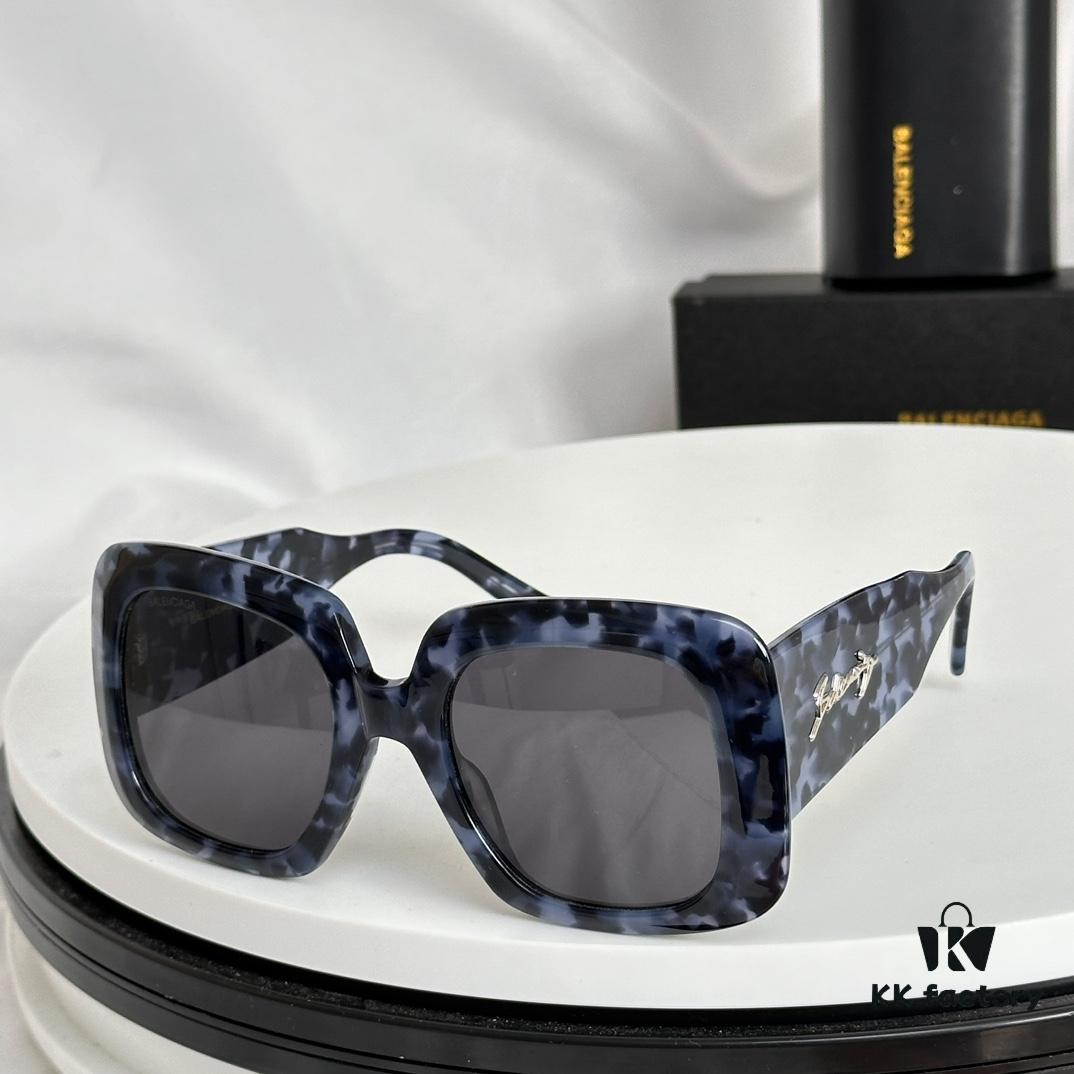 6931adf0ccd8ab3d7afa21ec 2022 Spring New Arrival – BALENCIAGA BB0119 Balenciaga Square Sunglasses with Full-Logo Temple Design