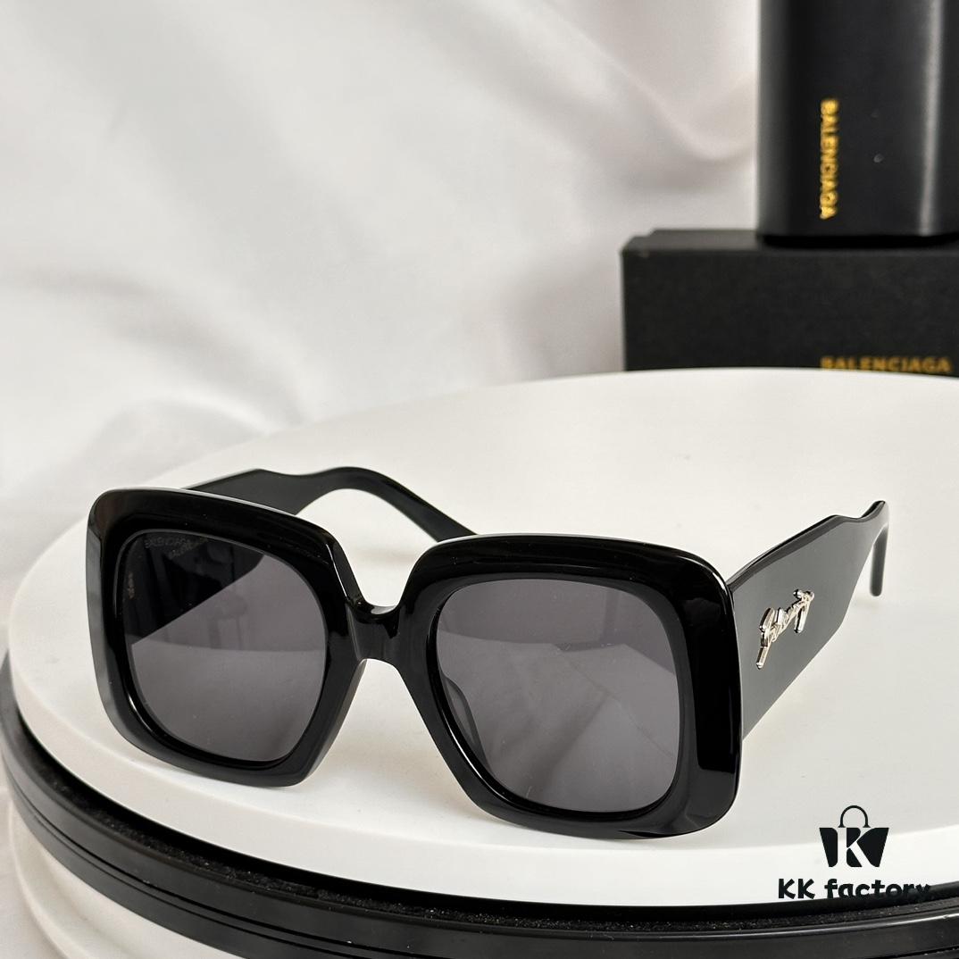 6931adf0ccd8ab3d7afa21ef 2022 Spring New Arrival – BALENCIAGA BB0119 Balenciaga Square Sunglasses with Full-Logo Temple Design