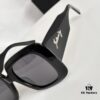 6931adf0ccd8ab3d7afa21f0 2022 Spring New Arrival – BALENCIAGA BB0119 Balenciaga Square Sunglasses with Full-Logo Temple Design