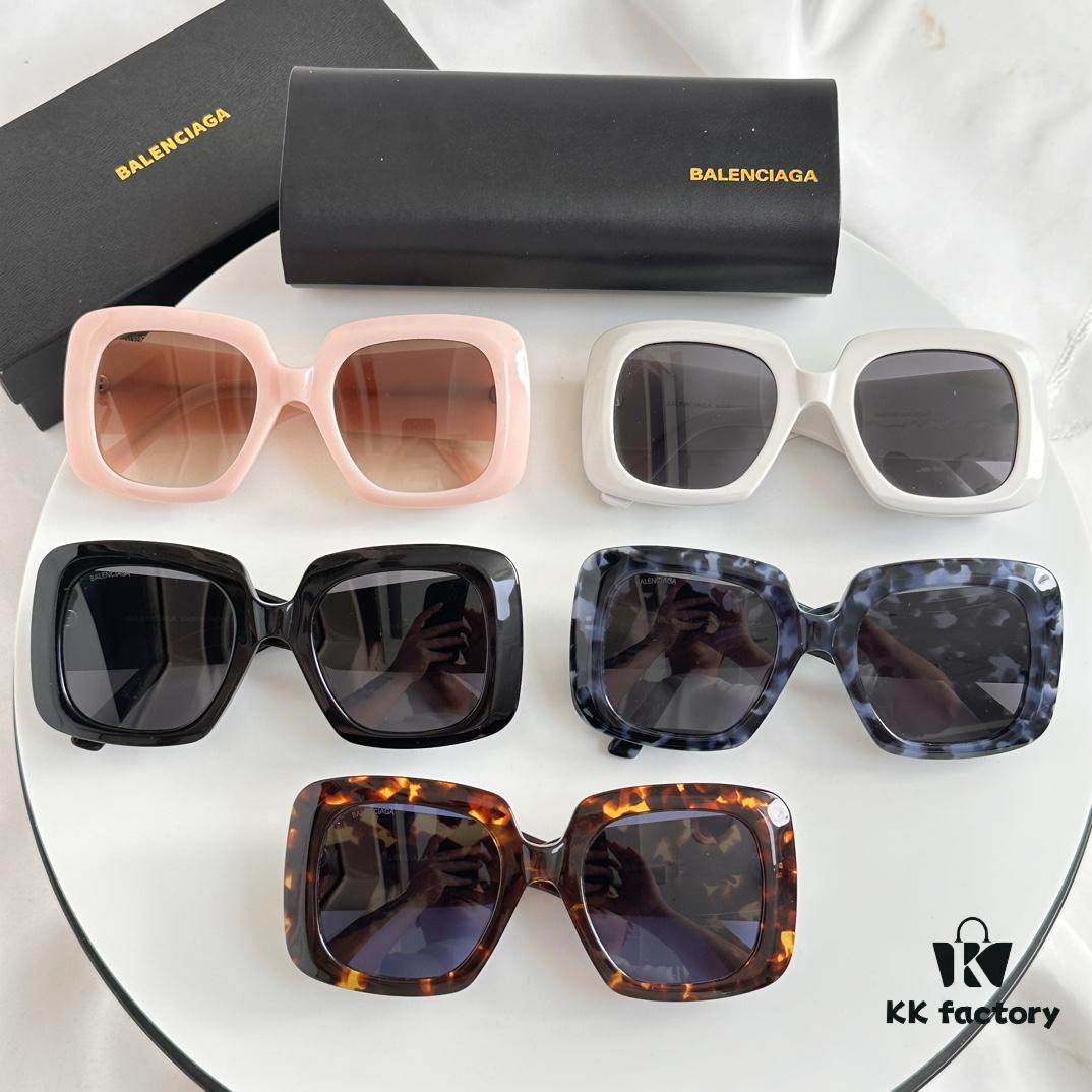 6931adf0ccd8ab3d7afa21f2 2022 Spring New Arrival – BALENCIAGA BB0119 Balenciaga Square Sunglasses with Full-Logo Temple Design