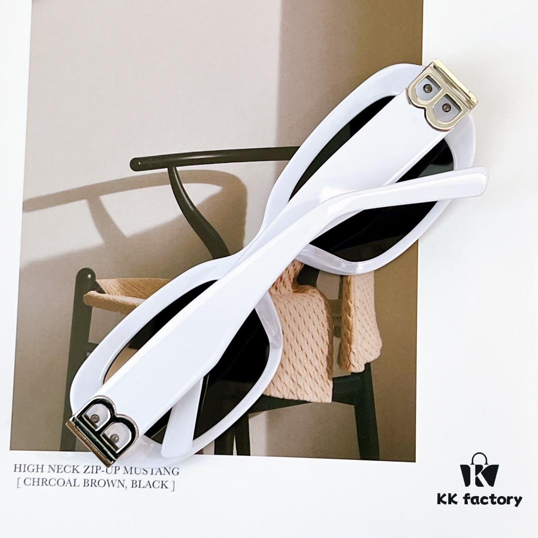 BALENCIAGA BB0310SK White Sunglasses