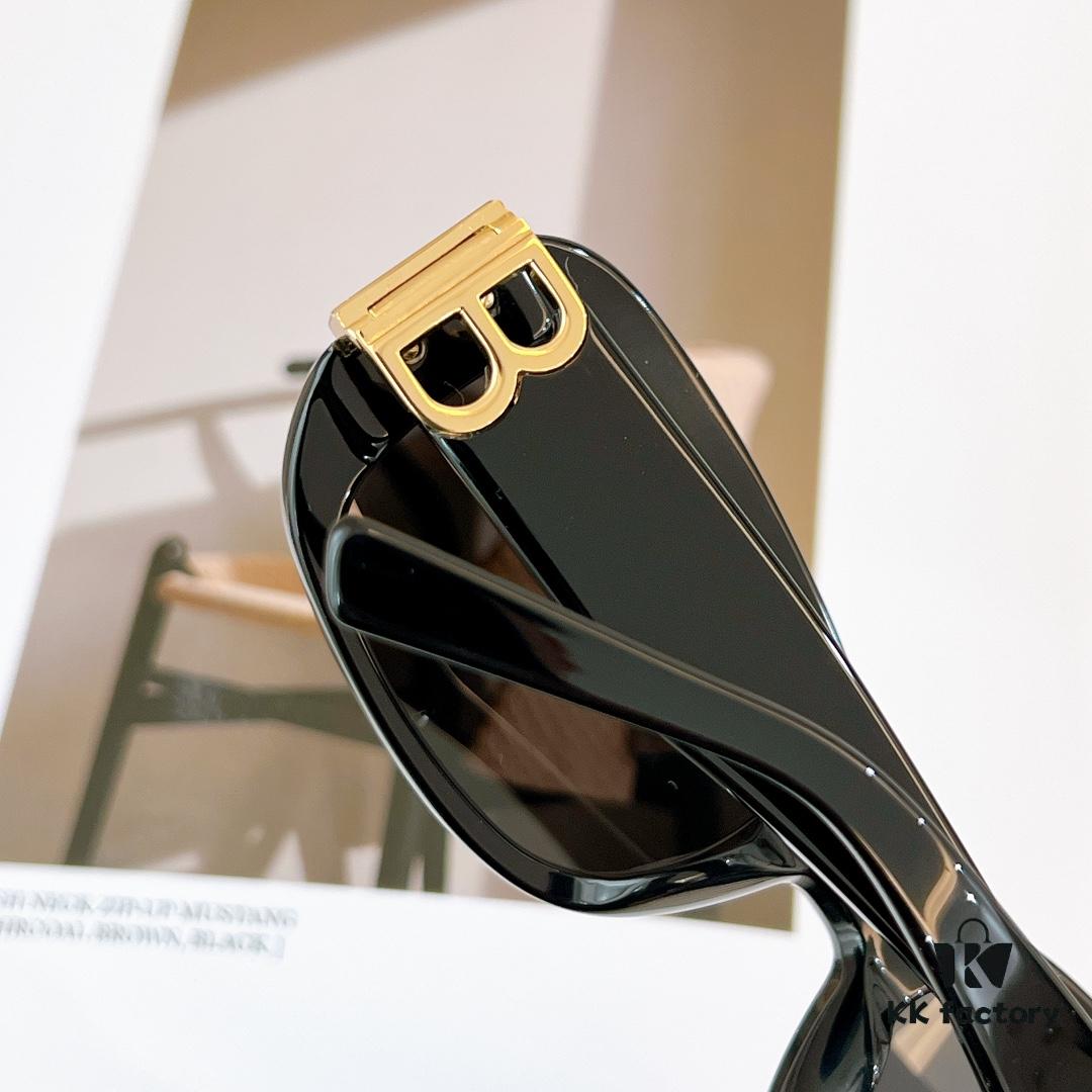 BALENCIAGA BB0310SK Black and Gold Sunglasses